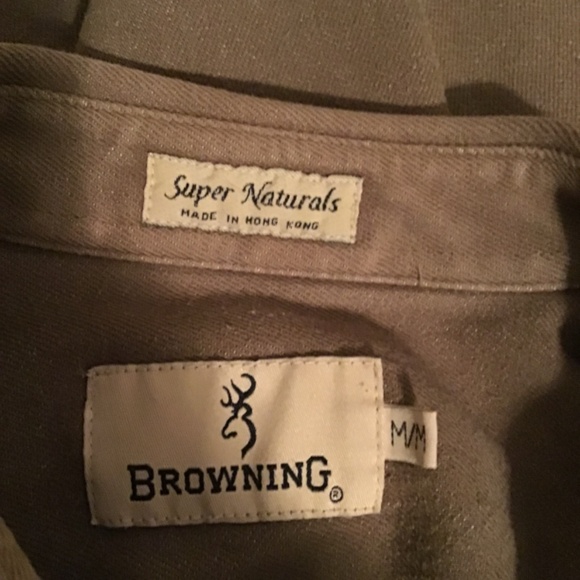 🔥Browning, pre-owned, distressed, great condition, medium, 100 % cotton - Picture 5 of 5